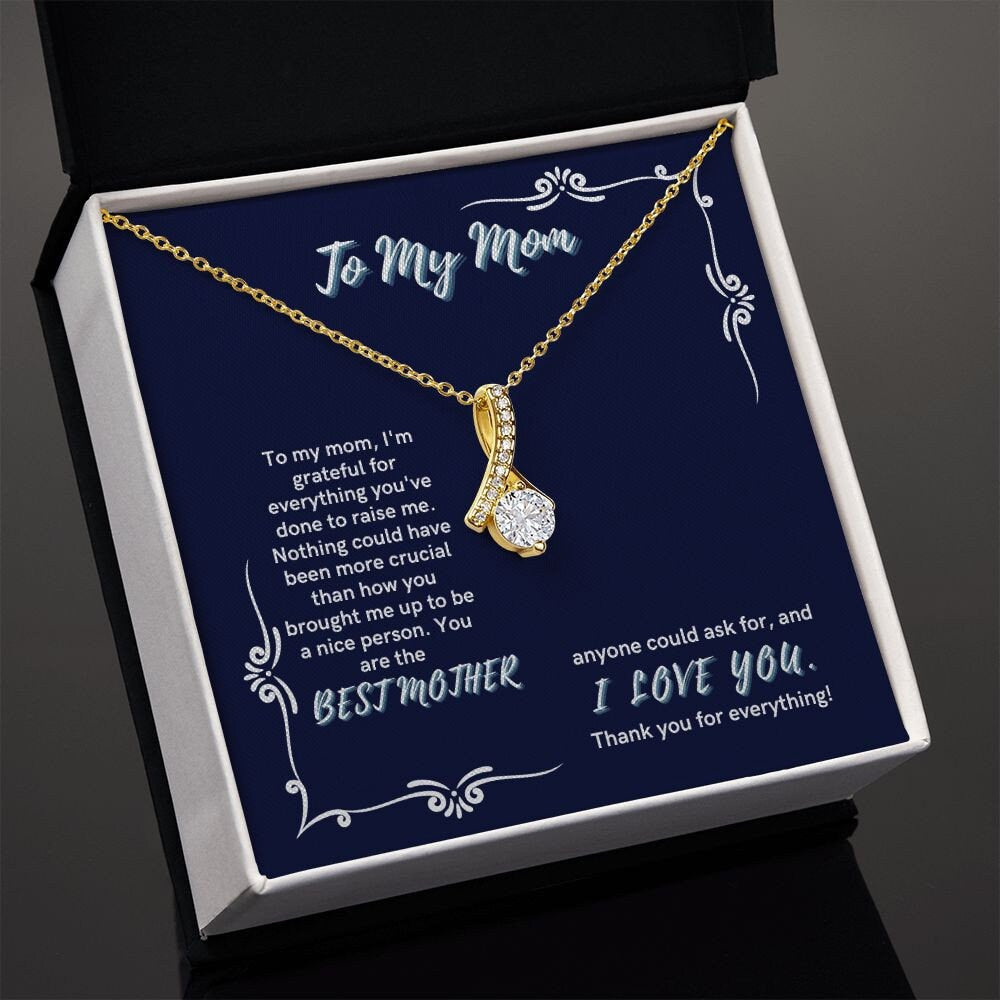 To my mother | Allure |Message card From son/daughter to mother | I Love You Mom