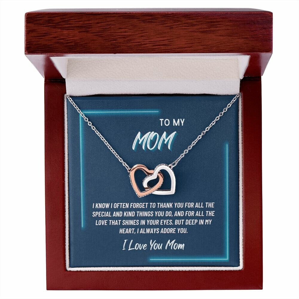 To my mother 3 | Interlocking Hearts| From son/daughter to mother | I Love You Mom