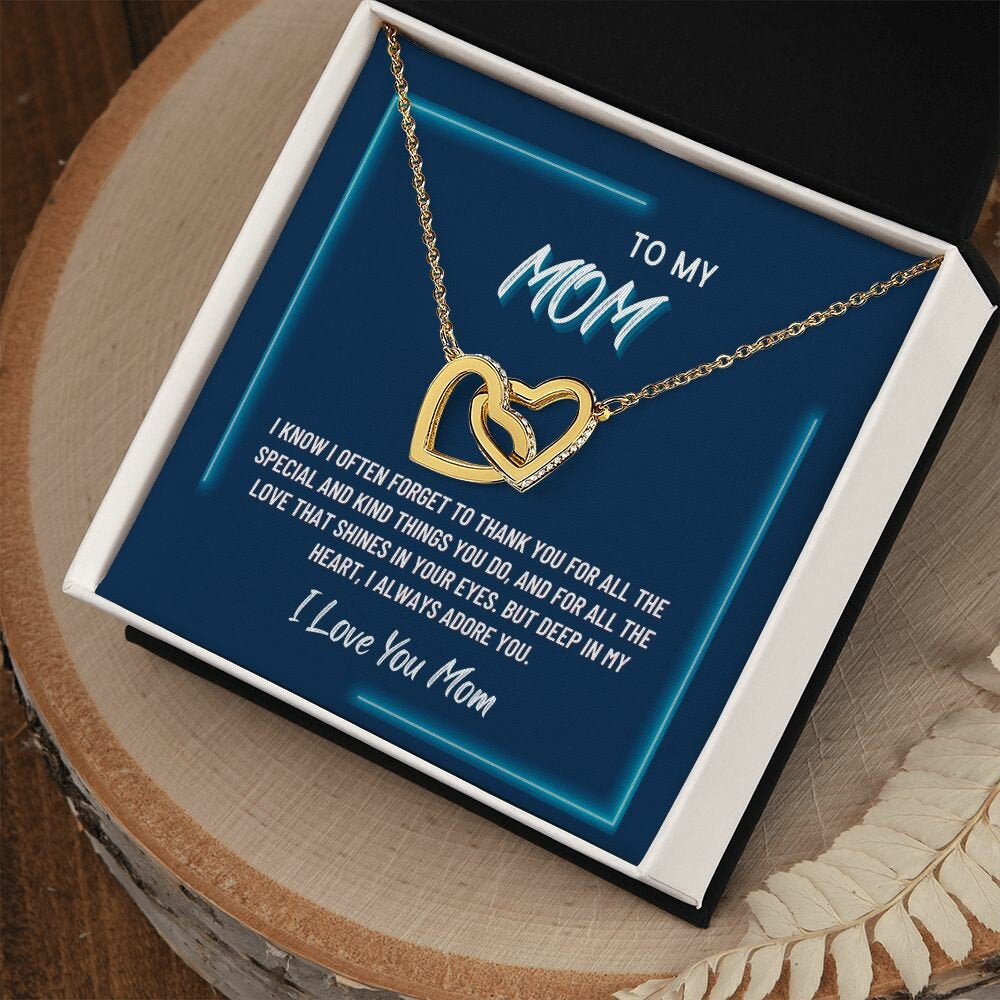 To my mother 3 | Interlocking Hearts| From son/daughter to mother | I Love You Mom