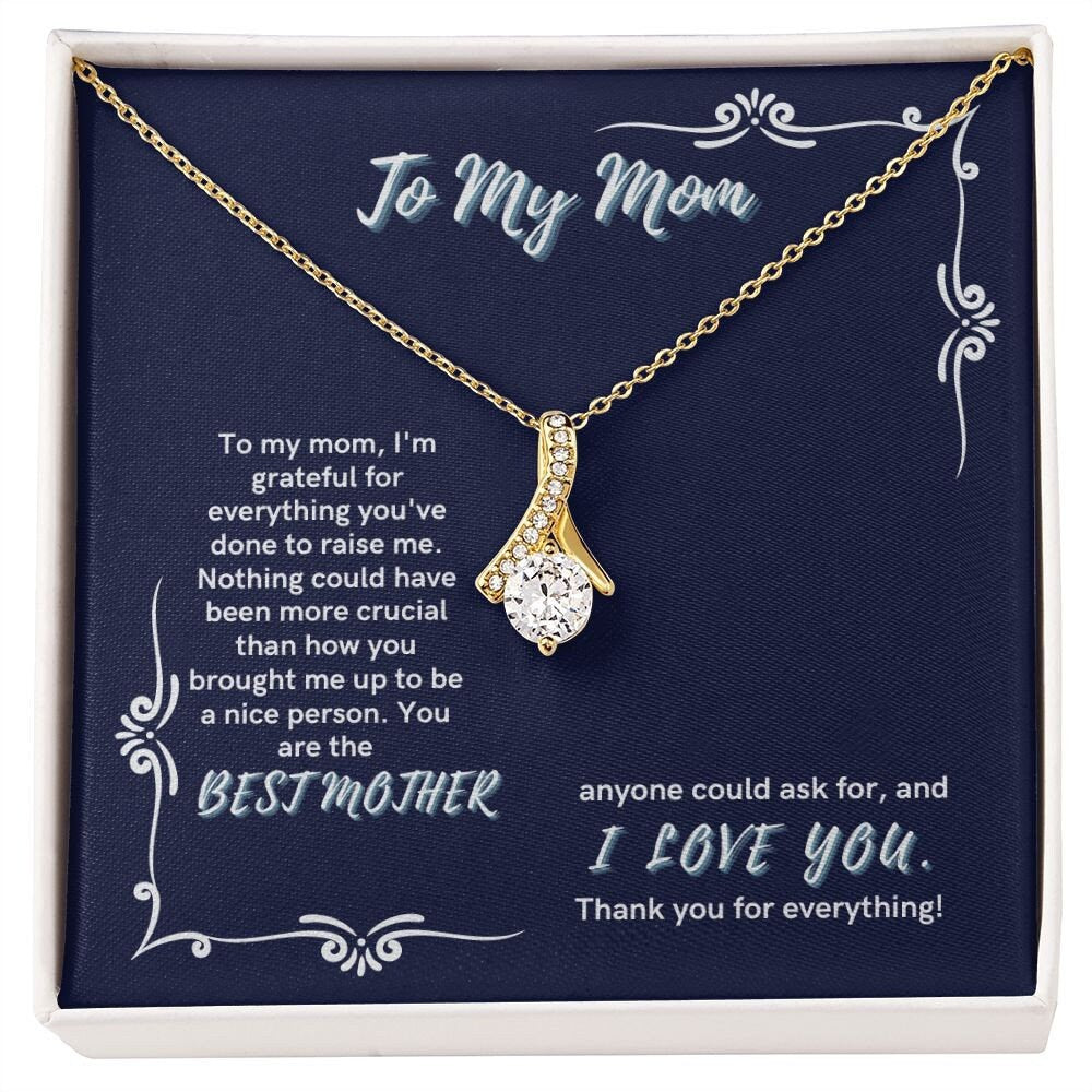 To my mother | Allure |Message card From son/daughter to mother | I Love You Mom