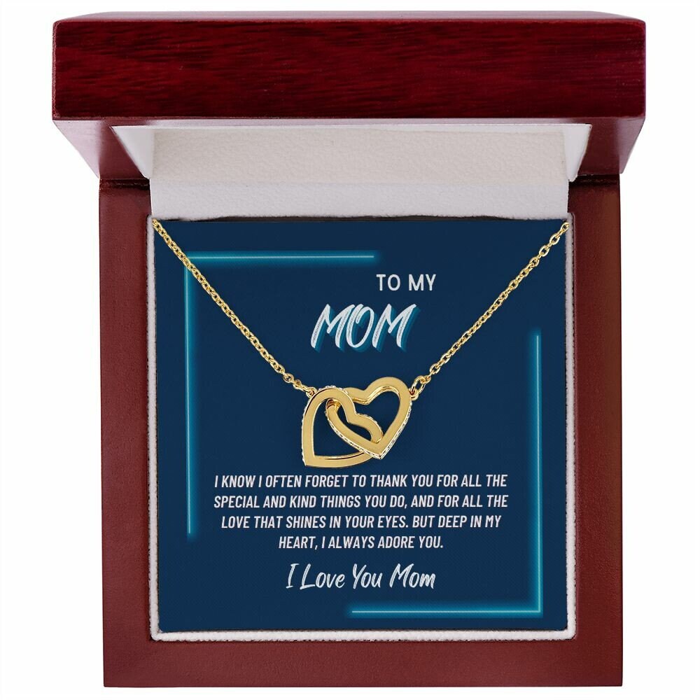 To my mother 3 | Interlocking Hearts| From son/daughter to mother | I Love You Mom