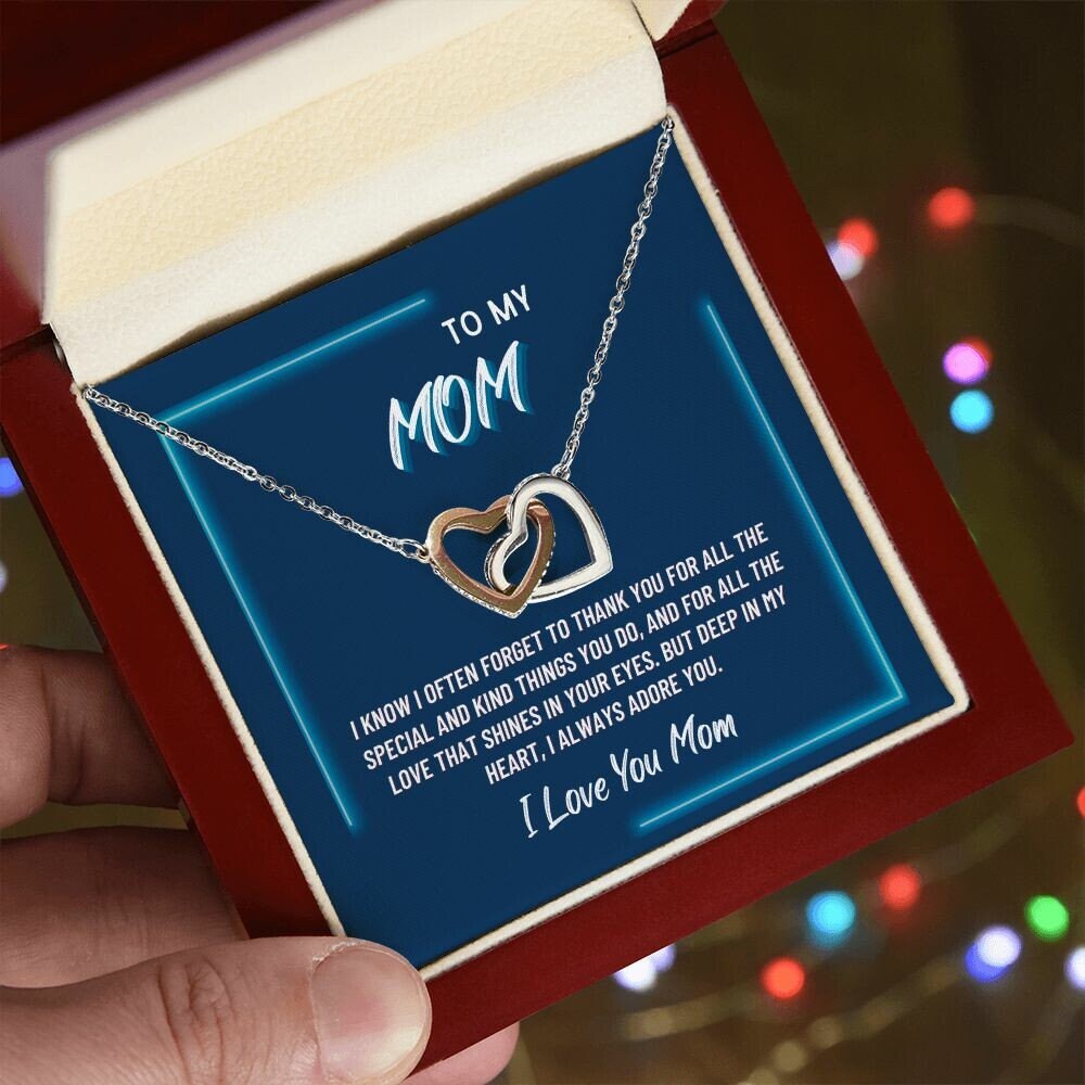 To my mother 3 | Interlocking Hearts| From son/daughter to mother | I Love You Mom