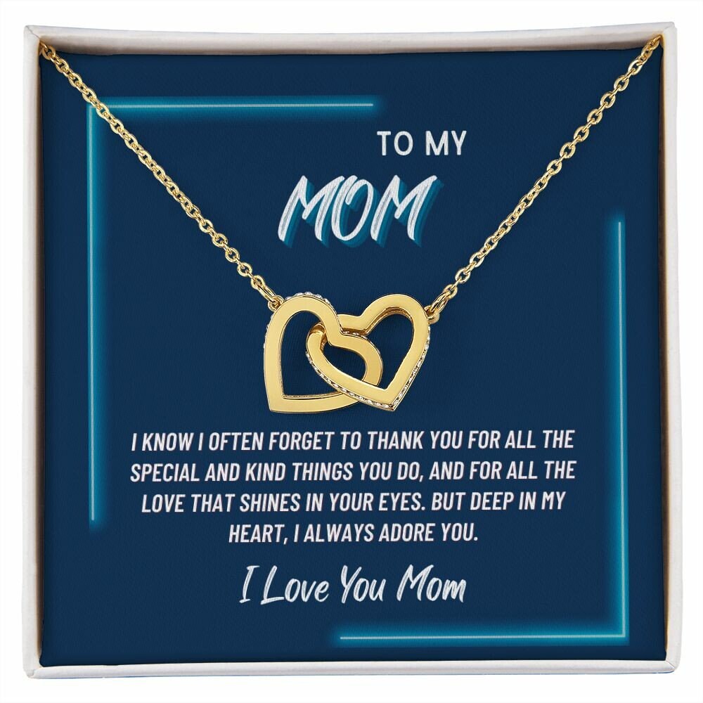 To my mother 3 | Interlocking Hearts| From son/daughter to mother | I Love You Mom