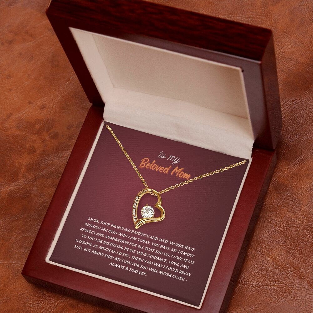 To my mother 8 | Forever Love Necklace | From son/daughter to mother | I Love You Mom