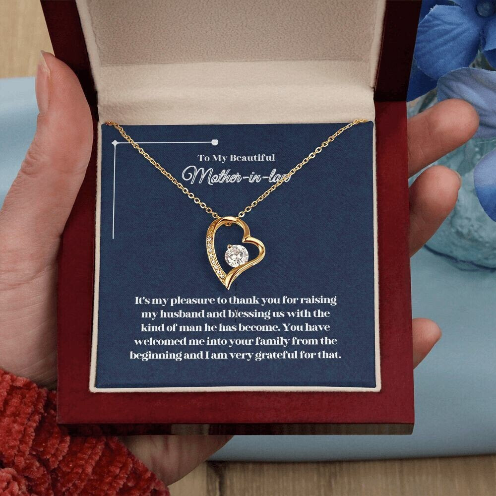 To my mother 9 | Forever Love Necklace | From son/daughter to mother | I Love You Mom