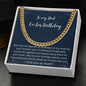 Meaningful Dad Necklace Cute Gifts For Dad Birthday Gifts For Father Gift For Daddy Bday To My Dad Birthday Gift |Cubin Link Necklace |