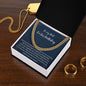 Meaningful Dad Necklace Cute Gifts For Dad Birthday Gifts For Father Gift For Daddy Bday To My Dad Birthday Gift |Cubin Link Necklace |
