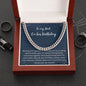 Meaningful Dad Necklace Cute Gifts For Dad Birthday Gifts For Father Gift For Daddy Bday To My Dad Birthday Gift |Cubin Link Necklace |
