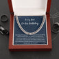 Meaningful Dad Necklace Cute Gifts For Dad Birthday Gifts For Father Gift For Daddy Bday To My Dad Birthday Gift |Cubin Link Necklace |