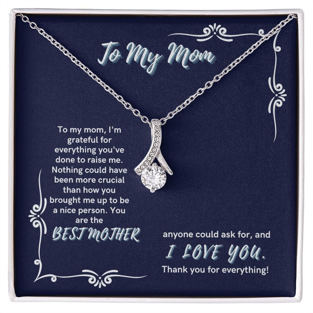 To my mother  | Allure |Message card From son/daughter to mother | I Love You Mom