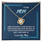 To my mother 3 | Love Knot | From son/daughter to mother | I Love You Mom