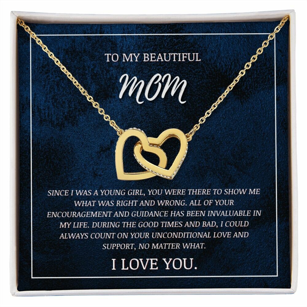 To my mother 7 | Interlocking Hearts | From son/daughter to mother | I Love You Mom