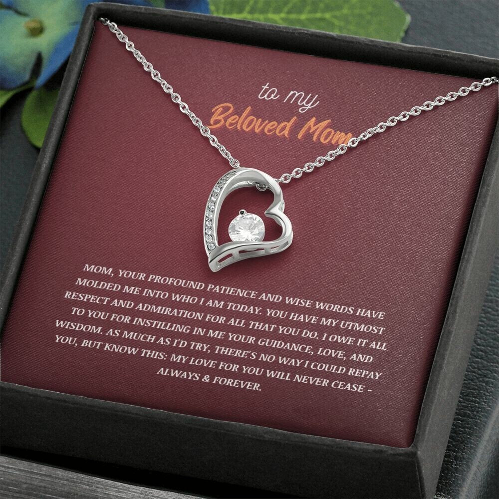To my mother 8 | Forever Love Necklace | From son/daughter to mother | I Love You Mom