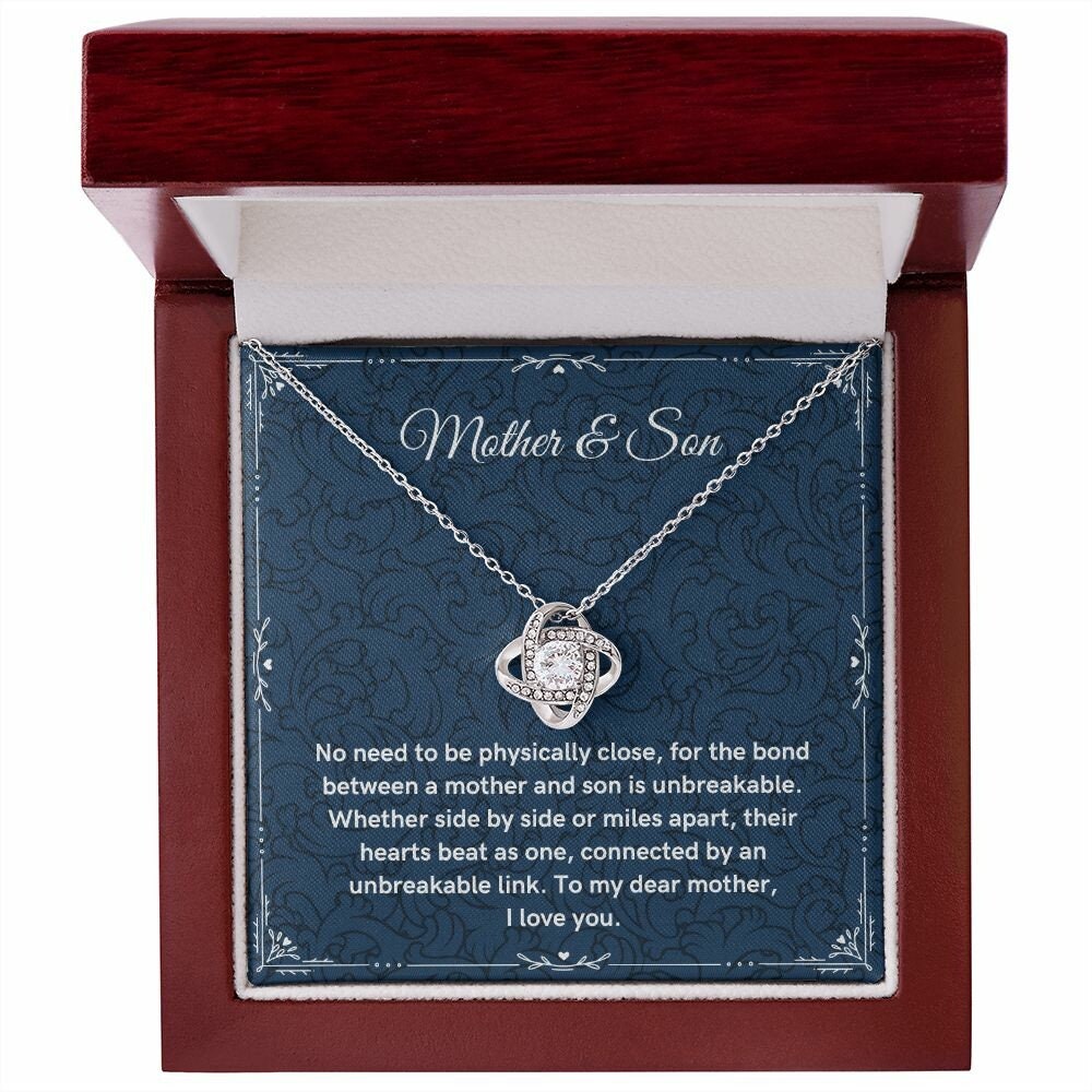 To my mother 13| Love Knot Necklace | From son/daughter to mother | I Love You Mom