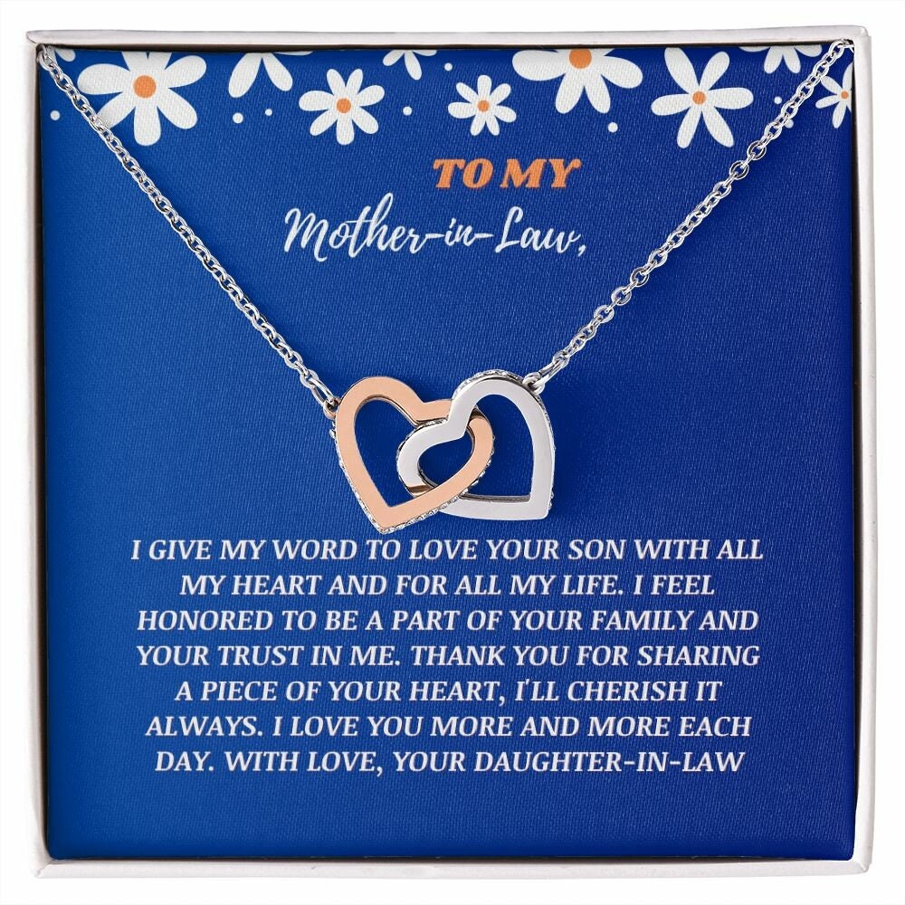To my mother 5 | Interlocking Hearts | From son/daughter to mother | I Love You Mom