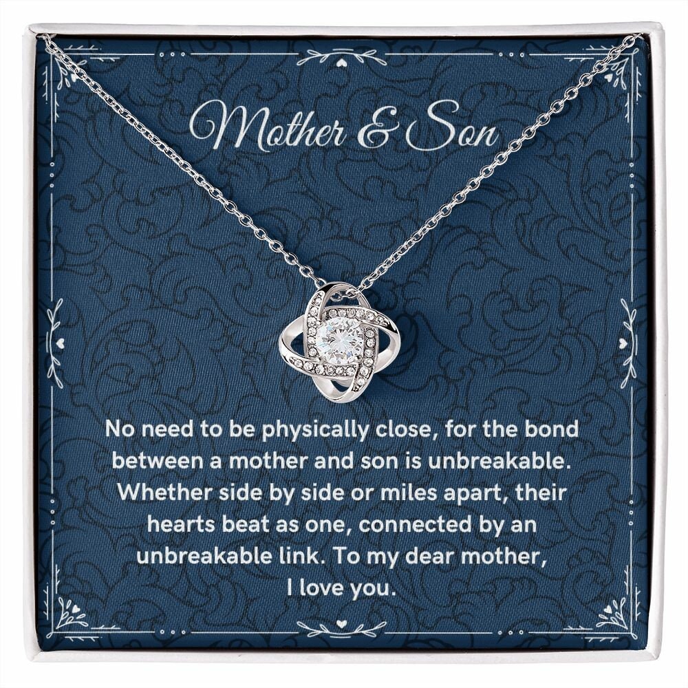 To my mother 13| Love Knot Necklace | From son/daughter to mother | I Love You Mom